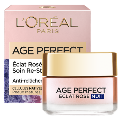 Crème visage visage nuit anti-âge age perfect L'ORÉAL PARIS - pot 50ml