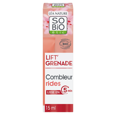 Combleur de rides instantané SO BIO Lift'grenade 15ml