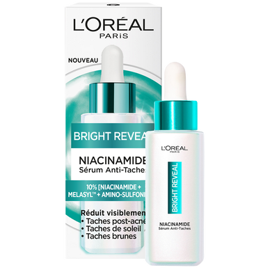Sérum visage anti-tâche bright reveal L'ORÉAL PARIS- flacon 30ml