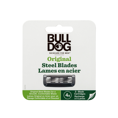 Lames de rasoir Original Homme BULLDOG - x4