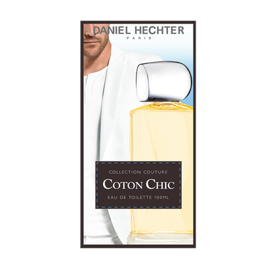 Eau de toilette coton chic DANIEL HECHTER - vaporisateur 100ml