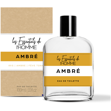 Eau de Toilette Ambré LES ESSENTIELS DE L'HOMME 100ml