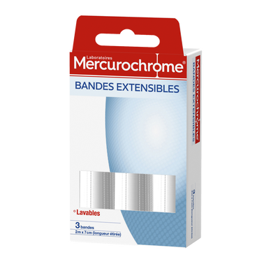 Bandes extensibles MERCUROCHROME x3