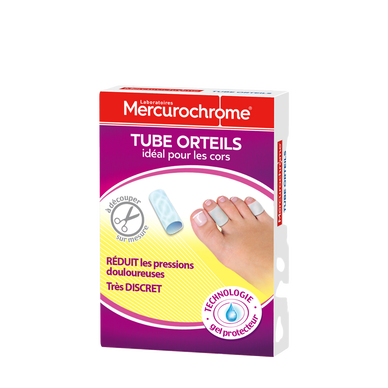 Tube orteils à découper MERCUROCHROME