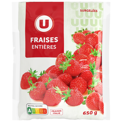 Fraises entières 650g