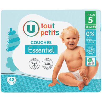 Couches T5 essentiel - 11/25kg - x42