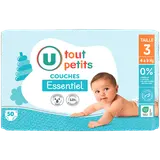 Couches Taille 3 essentiel - 4/9kg - x50