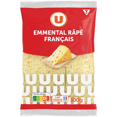 Emmental français rapé  29%mg, 100g