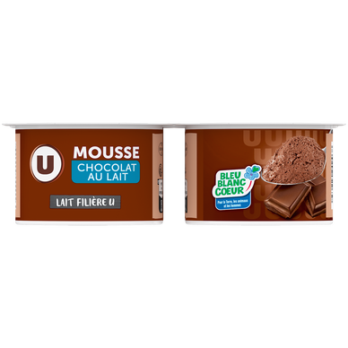 Mousse au chocolat au lait  4x60g