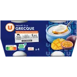 Yaourt à la grecque sur lit de mangue et passion  4x150g