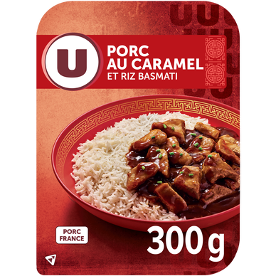 Porc caramel et riz U 300g