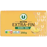 Beurre extra fin demi-sel  80% de MG, plaquette de 250g