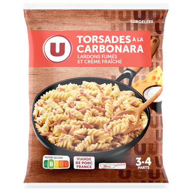 Plat cuisiné Torsades à la carbonara 1kg