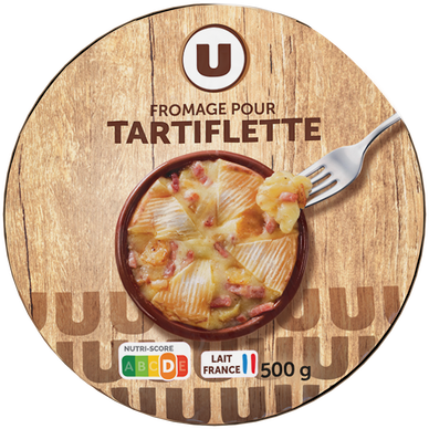 Fromage au lait pasteurisé pour tartiflette  27%mg, 500g