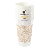 Gobelet en carton 34cl x12