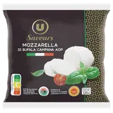 Mozzarella di bufala Campana DOP au lait pasteurisé 25% de MG, 125g
