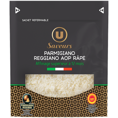 Parmigiano Reggiano AOP râpé lait cru 30%mg,60g