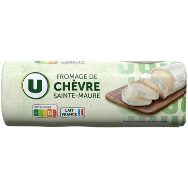 Fromage au lait de chèvre pasteurisé Sainte Maure  23%mg, 300g