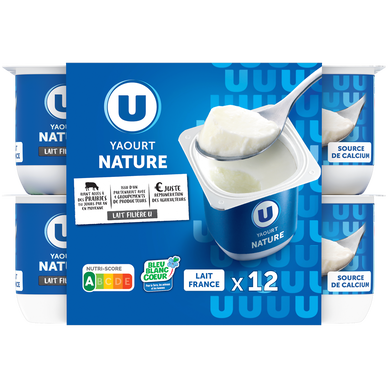 Yaourts nature  12x125g