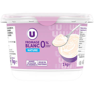Fromage blanc nature 0%MG - 1kg