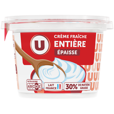 Crème fraîche épaisse 30%MG - 190g