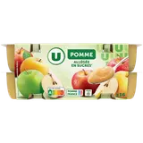 Dessert fruitier aux pommes allégée en sucre 16x100g