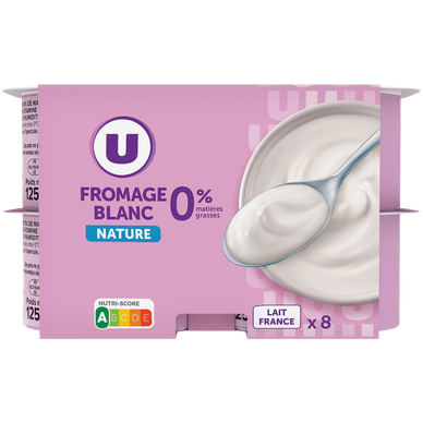 Fromage blanc nature 0%MG - 8x100g