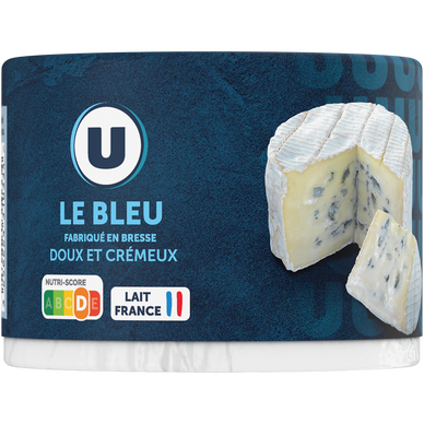 Fromage pasteurisé à pâte persillée Le Bleu,  33% de MG, 250g
