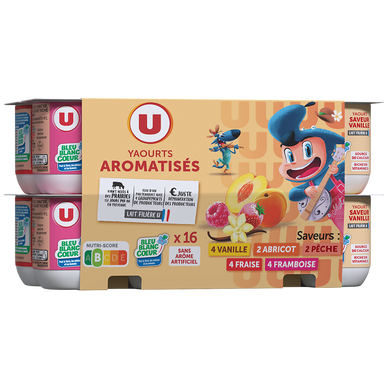 Yaourts aromatisés - 16x125g