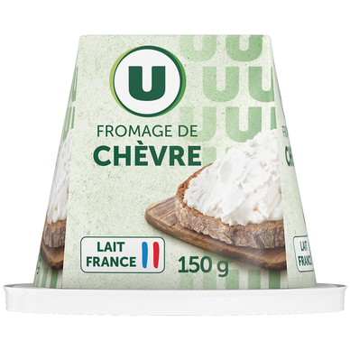 Fromage Pyramide de chèvre frais au lait pasteurisé  14% de MG, 150g