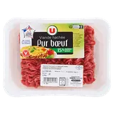 Viande hachée pur boeuf, 15% Matière Grasse,  VBF, barquette de 350g
