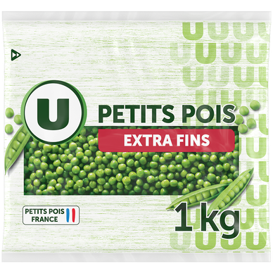 Petits pois extra fins  sachet de 1kg