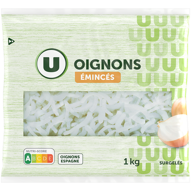 Oignons émincés  1kg