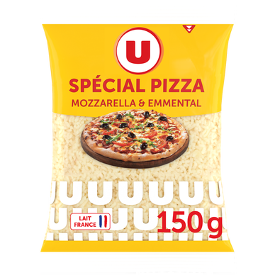 Mélange de fromages râpés Spécial pizza 25%MG - Sachet 150g