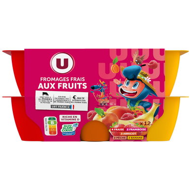 Fromage frais aux fruits - 12x50g