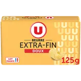 Beurre doux plaquette de 125g
