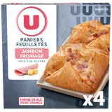 Panier feuilletés jambon/emmental 4x100g