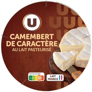 Camembert de caractère au lait pasteurisé  21%MG, 250g