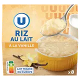 Riz au lait à la vanille  8x115g
