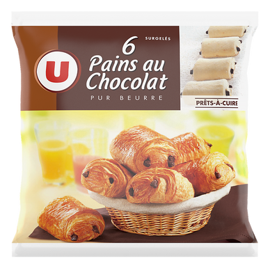 Pain au chocolat pur beurre  6x70g