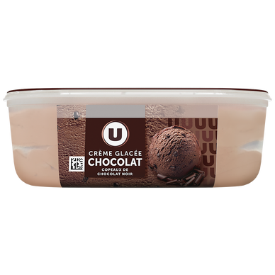 Bac crème glacée chocolat+cop.choc.- 512G