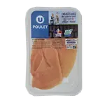 Escalope de poulet blanc extra fine,  France, 2 pièces