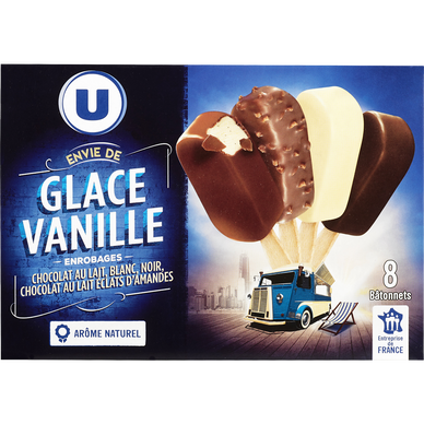 Mini bâtonnets glacés envie de chocolat  x8