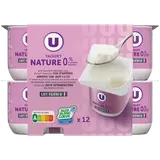 Yaourt nature  0%MG, 12x125g