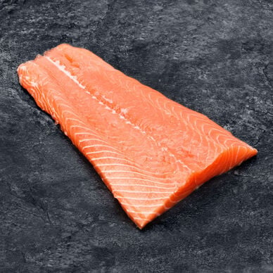 Filet saumon Fjords trim.D calibre 1,2/2,2kg, élevé Norvège
