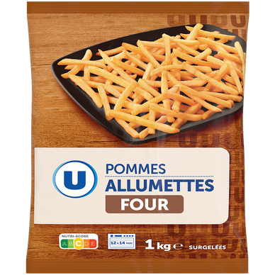 Pommes allumettes au four  sachet de 1kg