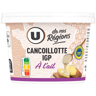 Cancoillotte IGP à l'ail au lait pasteurisé 11% de MG - 250g-