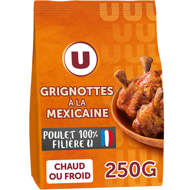 Grignotte de poulet rôtie goût mexicain Bleu Blanc Coeur - Sachet 250g