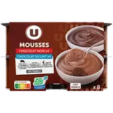 Mousse chocolat au lait et chocolat noir panachée  8x60g