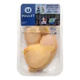 Cuisse de poulet jaune déjointée,  France, 2 pièces,